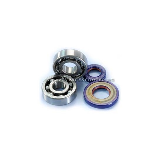 Kit roulements de vilo C4 + joints spys PTFE POLINI Vespa 50-125 Primavera